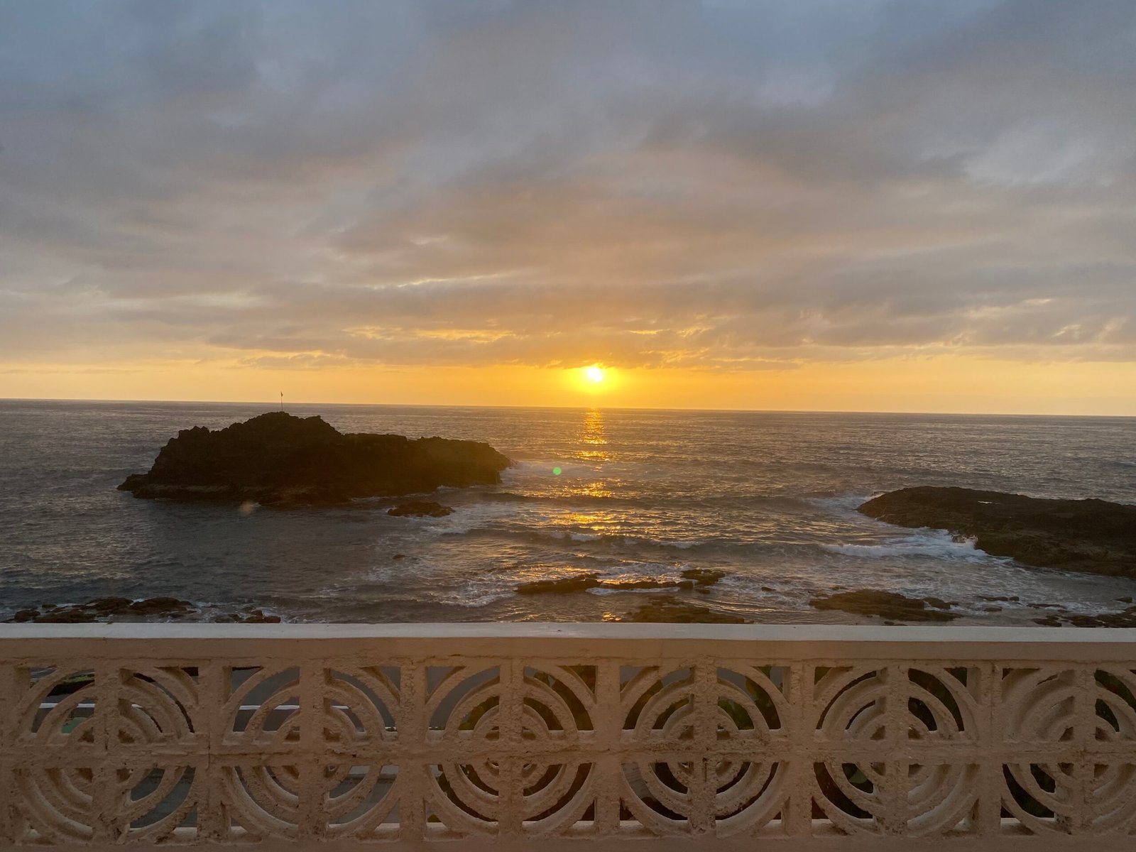 Vue depuis le balcon de notre logement